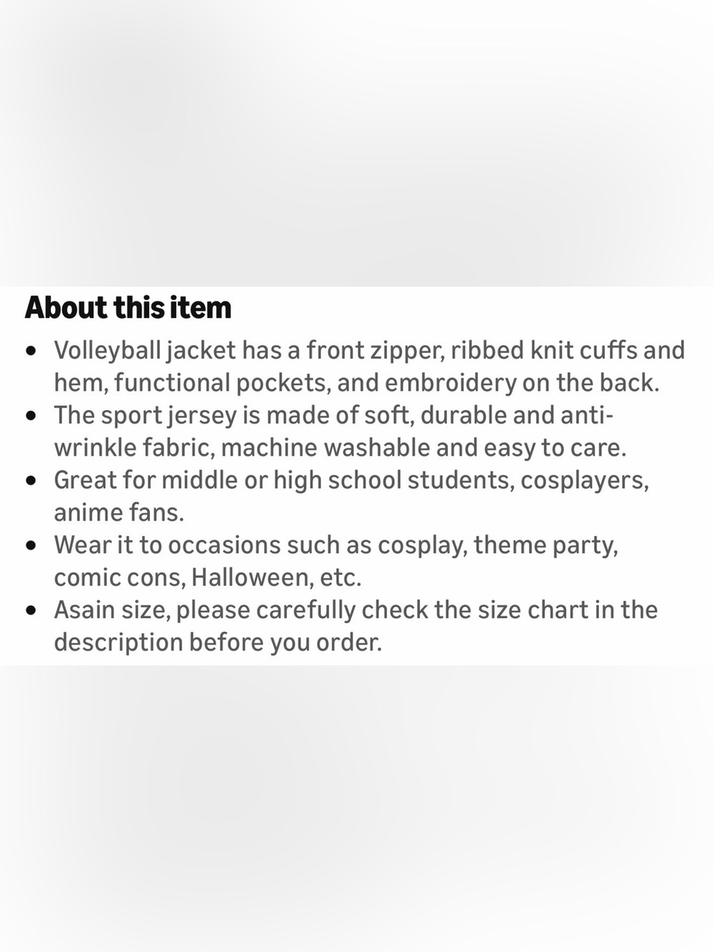 Miccostumes Haikyuu!! Karasuno High School Jacket - Picture 15 of 16